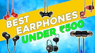 Top 5 Best Wired Earphones Under 500 in 2023 ⚡ Best Earphones Under 500 rs ⚡ Dec 2023 [upl. by Trescott]