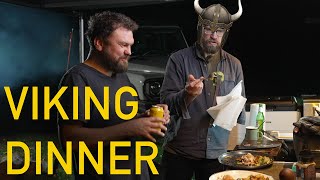 Viking Dinner for Ronny Dahl  Sacrificial Salmon [upl. by Churchill590]