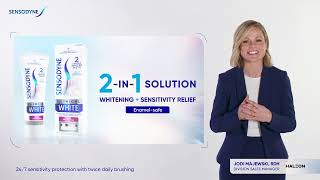 Sensodyne Clinical White Toothpaste Educational Video Trailer  Clinical Story [upl. by Yrellih]