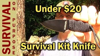 Schrade SCH406N Neck Knife Review  Survival Kit Knives [upl. by Hanonew]