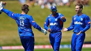 Otago Volts v Auckland Aces  MATCH HIGHLIGHTS  Queenstown  Dream11 Super Smash 202122 [upl. by Nimad]