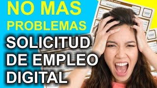 Solicitud de Empleo Digital [upl. by Eylrahc]