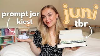 prompt jar kiest de boeken die ik moet lezen in juni 🌼  juni tbr [upl. by Hanshaw]