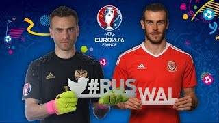 2016 Euro FranceWales vs Russia 30 Football Highlights 20062016 [upl. by Imekawulo]