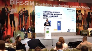 Conferința „Industria mobilei ramură economică strategică a României” [upl. by Shaver]