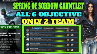 Mcoc Spring of Sorrow Gauntlet All objective in 2 team [upl. by Paddy833]