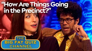 Richard Ayoades American Accent Wows Chelsea Peretti  Big Fat Quiz [upl. by Klimesh]