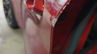 FIXING ROCK CHIPS ON MY ALFA ROMEO STELVIO QUADRIFOGLIO [upl. by Yer]