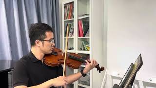 Bach arr Suzuki Musette ABRSM Violin Grade 2 from 2024 A4 demo with metronome100 [upl. by Sorenson151]