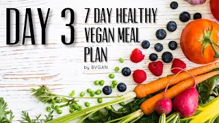 7 DAY HEALTHY VEGAN MEAL PLAN  DAY 3  Vegan Michele [upl. by Peednus100]