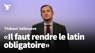 «Il faut rendre le latin obligatoire pour répondre à la crise de lenseignement» [upl. by Ehman]