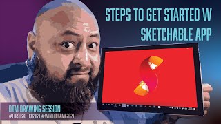 How to get started in Digital Drawing with Sketchable App [upl. by Ennybor]