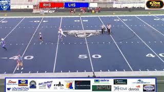 Lovington Football vs Roswell High [upl. by Jasik]