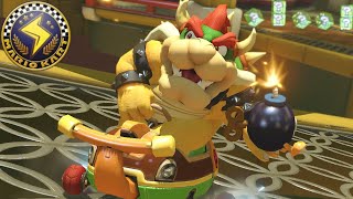 Mario Kart 8 Deluxe  200cc Lightning Cup Bowser Gameplay [upl. by Ahseina129]