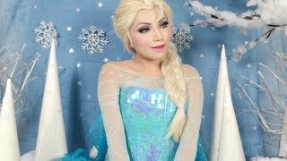 Disneys Frozen Elsa Makeup Tutorial [upl. by Nylhtac]