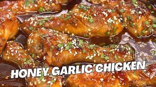 Glazed Honey Garlic Chicken Drumsticks Best Way To Cook Chicken Legs in Oven Recipe by Always Yummy [upl. by Oivlis]