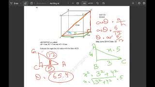 Trigonometry  O level  IGCSE Past Paper Practice [upl. by Anaahs]