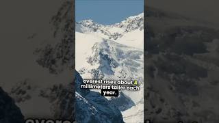 Mount🏔️Everest❄️ Can Grow📈 everest shortvideo facts shorts [upl. by Eiuol]