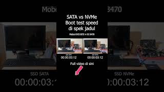 SATA vs NVMe Boot Speed di Spek Jadul KYO B75 i5 3470 nvme pcjadul [upl. by Enrika300]