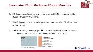 Customs classification and export controls by Jeffrey L Snyder [upl. by Noreen]