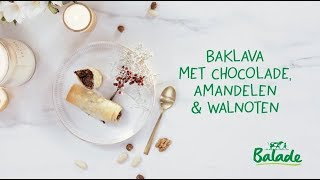 Baklava met chocolade amandelen amp walnoten [upl. by Hyland91]