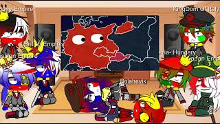 Past Countryhumans WW1 React to Oversimplifield Ww2 Part 1 EPS 5 [upl. by Auqenet]