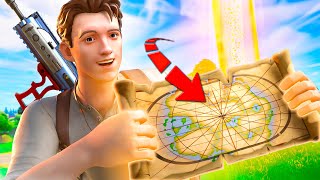 The NEW Treasure Map in Fortnite Drakes Map [upl. by Aihsatan]