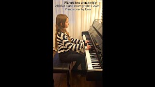 Ninettes Musette ABRSM piano exam grade 42024 Piano cover by Ewa [upl. by Anipsed]