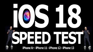 iOS 18 vs iOS 177  Side by Side Speed  Performance Test [upl. by Fosque390]