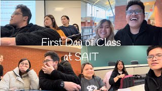 First Day of Class  SAIT  Winter 2024  Tips  Daming Ganap  Filipino International Student [upl. by Eecyaj]