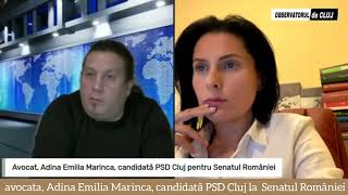 avocata Adina Emilia Marinca candidată PSD Cluj la Senatul României CMF 11240017 [upl. by Brittney]