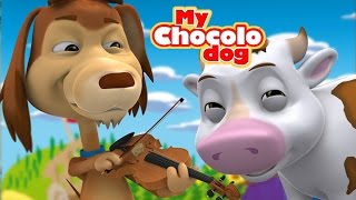 JUGUEMOS EN EL CAMPO  CANCIONES INFANTILES  MI PERRO CHOCOLO EN INGLÉS [upl. by Anihsit]