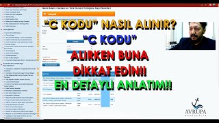 quot C KODUquot NASIL ALINIR C KODU ALIRKEN BUNA KESİNLİKLE DİKKAT EDİN GEMİ ADAMI BELGESİ STCW KURSU [upl. by Annecorinne]