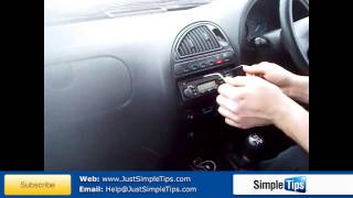 Radio Removal Citroen Saxo 19962003  JustAudioTips [upl. by Tierney]