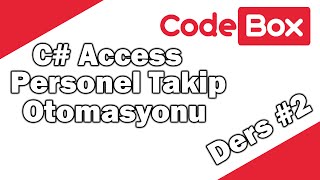 C Access Personel Takip Otomasyonu 2  Code Box [upl. by Erait]