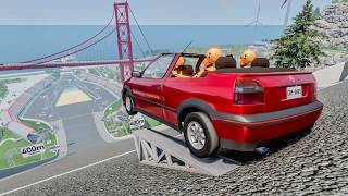 Rollover Pileup Crashes 4 – BeamNG Drive  CrashBoomPunk [upl. by Nosnehpets873]