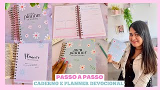 Passo a Passo Planner e Caderno Devocional Aprenda na prática de forma simples [upl. by Duj]