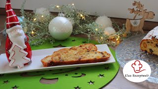 Würziger Christstollen mit Marzipan [upl. by Lak]