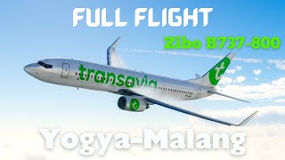 Full Flight YogyaMalang  Zibo 737 XPlane 12 [upl. by Bascomb772]