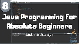 Java Tutorial for Beginners 8  Arrays [upl. by Mahon478]