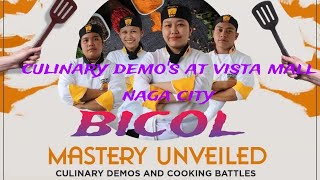 Apicius Demo at Vista Mall Naga BICOL [upl. by Yerhpmuh]