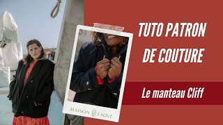 Coudre le Manteau Cliff ⚓  Tuto Couture Pas à Pas [upl. by Yakcm34]