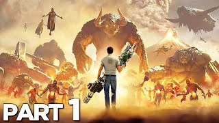 SERIOUS SAM 4 Walkthrough Gameplay Part 1  INTRO FULL GAME [upl. by Hamfurd936]