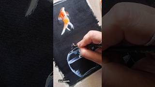 How To Paint Realistic Koi Fish Using Acrylic Colors [upl. by Ahsiekan521]