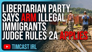 Libertarian Party LA Says ARM ILLEGAL IMMIGRANTS Judge Rules 2A Applies To Criminal Aliens [upl. by Seabury]