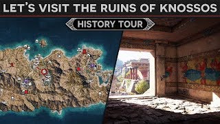 Lets Visit the Minoan Palace Complex of Knossos  History Tour in AC Odyssey Discovery Mode [upl. by Athalee]