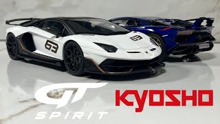 Stunning Kyosho GT Spirit Lamborghini SVJ 63 amp Dark Blue SVJ 118 Models from My Resin Collection [upl. by Asirrom172]