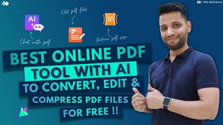 How to Convert PDF using Best Free Online PDF Editor with AI 2023 Edit Compress amp Chat with PDF [upl. by Kaela]