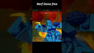 YBA Nerf stone free [upl. by Ecinaj]