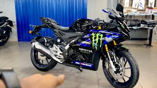 2025 New Yamaha R15M Monster Energy Edition🥳  New Features Added  Price  Detail Review  Discount [upl. by Assirec]